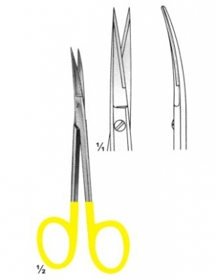 Scissors with Tungsten Carbide Inserts